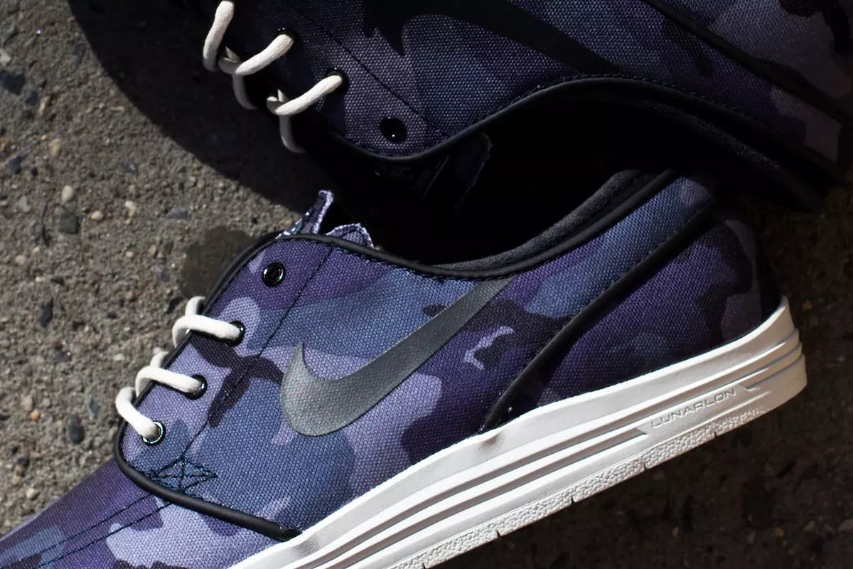 Nike SB Lunar Stefan Janoski Dark Blue Camo