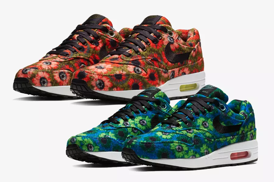 Дата выпуску Nike Air Max 1 Floral Mowabb Pack