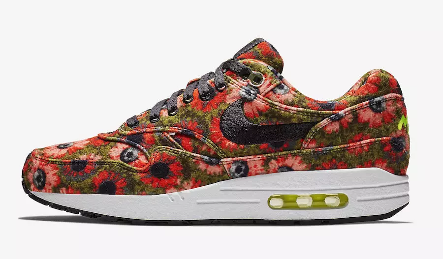 Nike Air Max 1 Floral Mowabb Flash Crimson 858876-003 Çıkış Tarihi