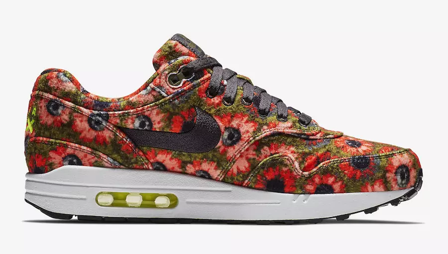 Nike Air Max 1 Floral Mowabb Flash Crimson 858876-003 Data de llançament