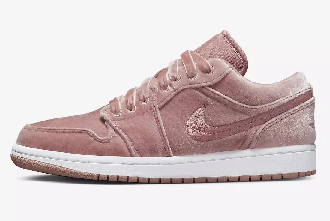 Air Jordan 1 төмен қызғылт барқыт DQ8396-600 Шығарылған күні