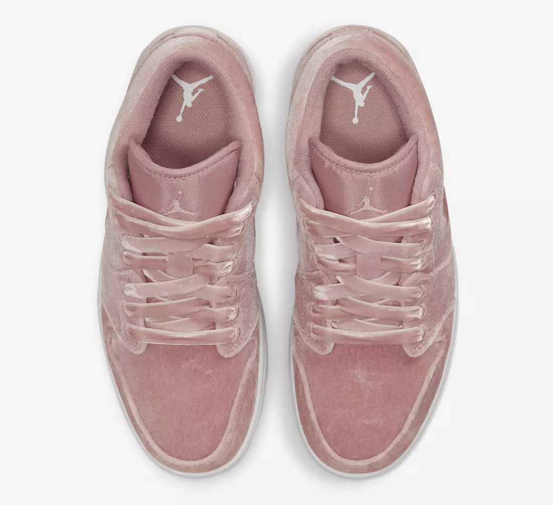 Air Jordan 1 Low Pink Velvet DQ8396-600 تاريخ الإصدار