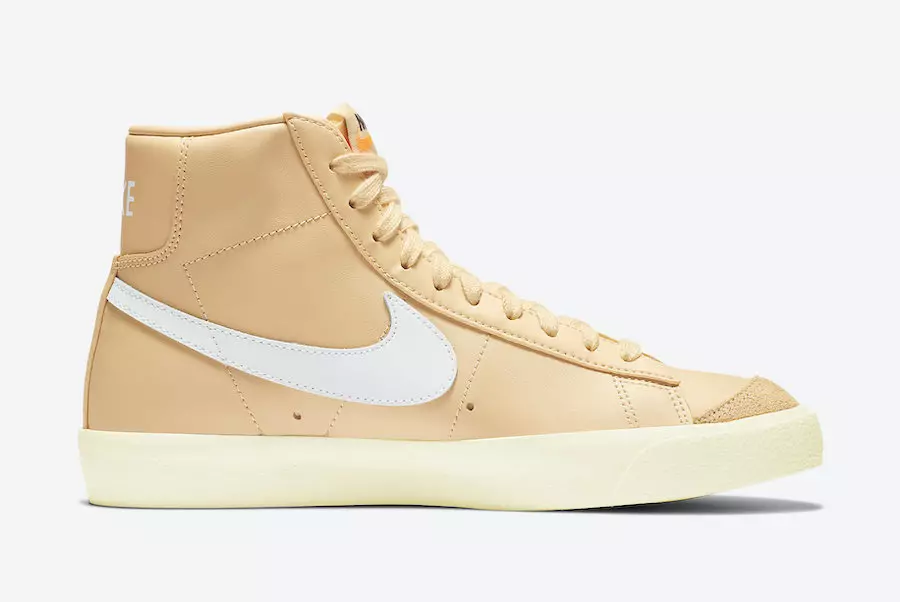 Nike Blazer Mid Сары майлы кенеп ақ CZ1055-700 Шығарылған күні