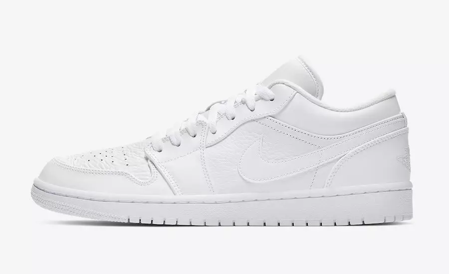 Air Jordan 1 Low Triple White 553558-111 תאריך יציאה