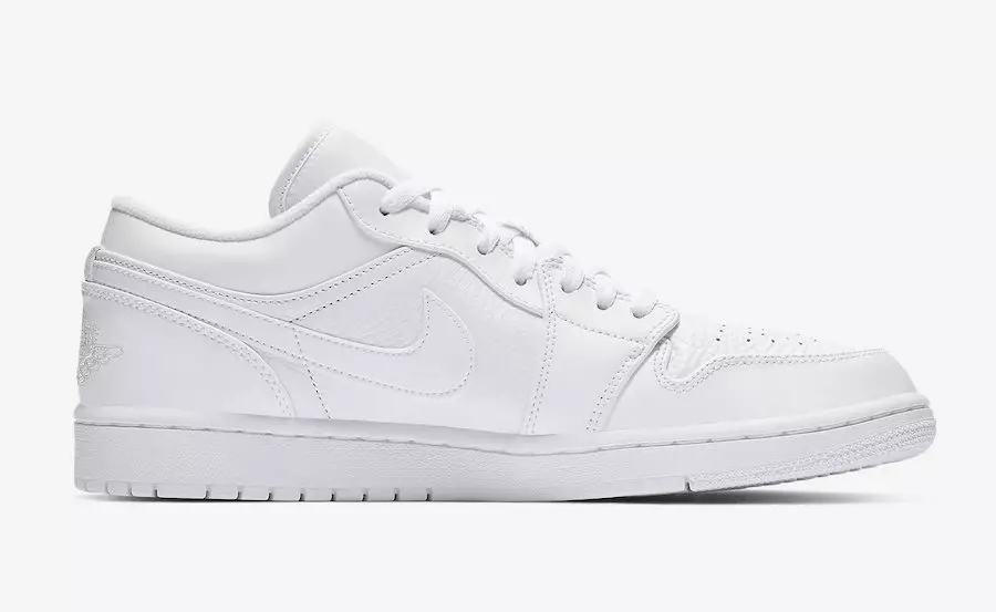 Ngày phát hành Air Jordan 1 Low Triple White 553558-111