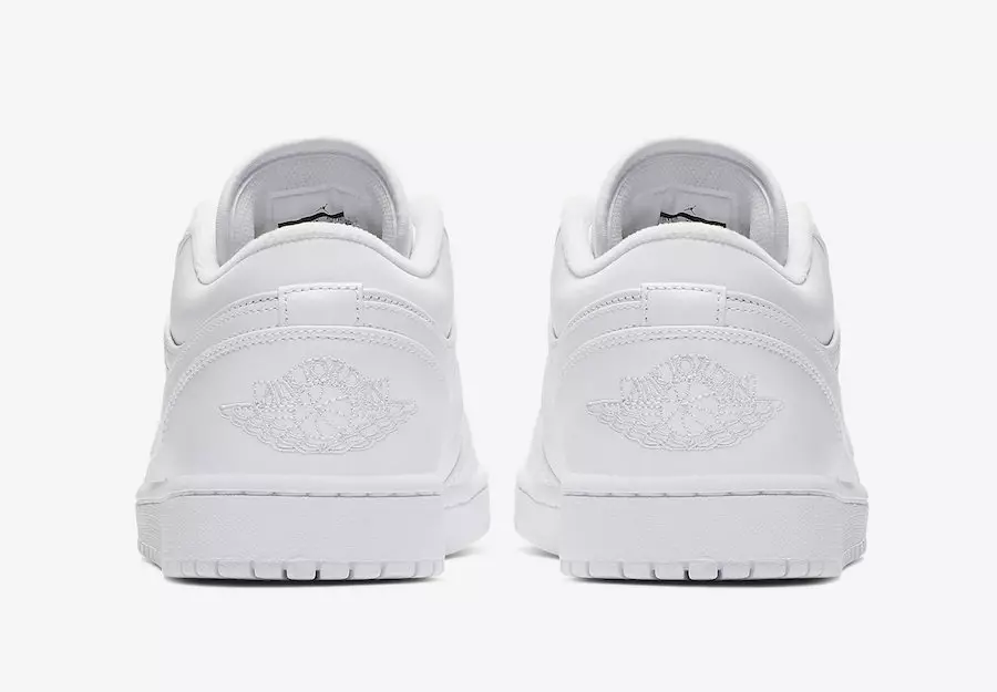 Air Jordan 1 Low Triple White 553558-111 ဖြန့်ချိသည့်ရက်စွဲ