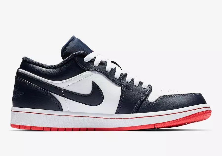 Air Jordan 1 Low Obsidian Ember Glow 553558-481 Utgivningsdatum