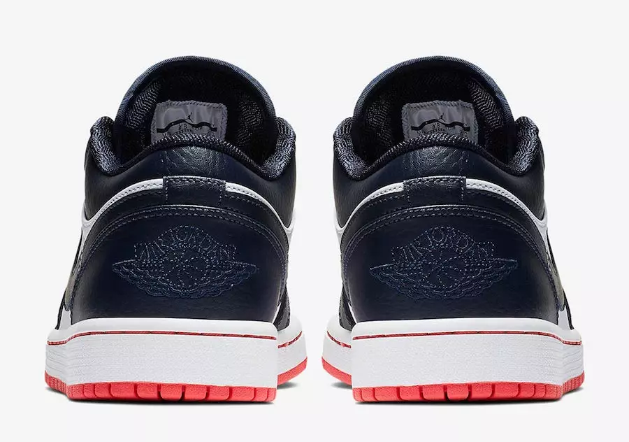 Air Jordan 1 Low Obsidian Ember Glow 553558-481 Data e publikimit