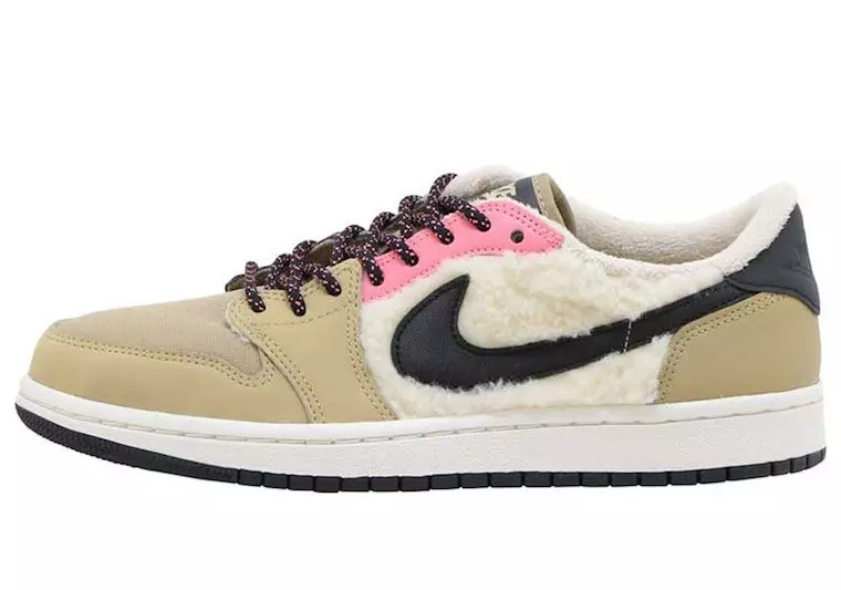 Air Jordan 1 Low Sherpa Fleece AQ0828-200 Data de lançamento