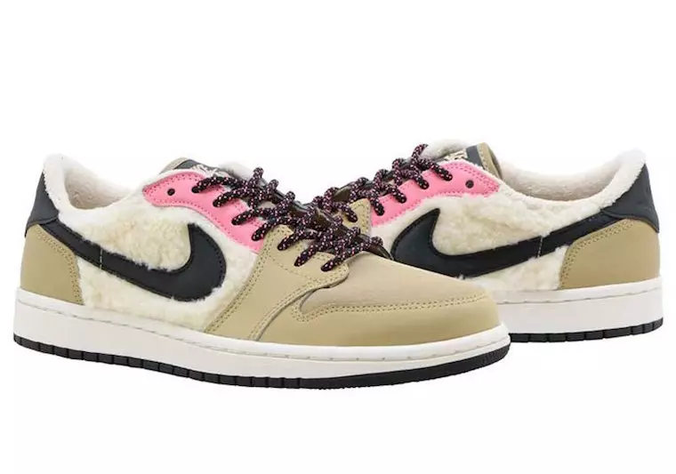 تاریخ انتشار Air Jordan 1 Low Sherpa Fleece AQ0828-200