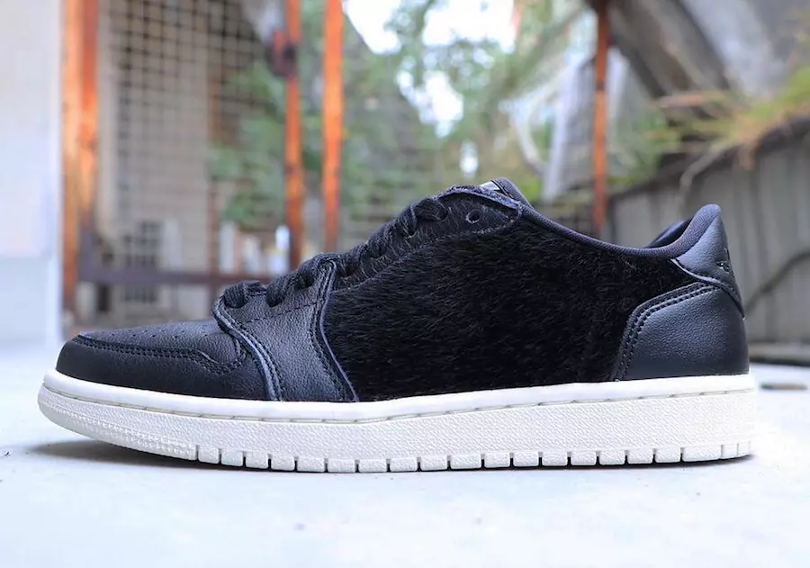 Air Jordan 1 Low No Swoosh Pony Hair AO1935-001 Data ta 'Rilaxx