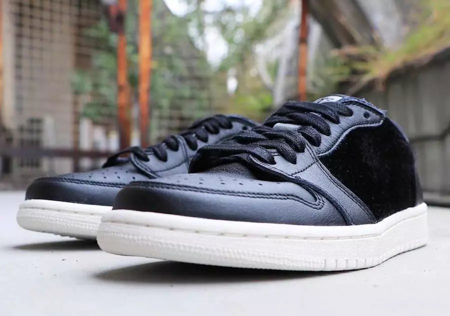 Air Jordan 1 Low No Swoosh Pony Hair AO1935-001 Data ta 'Rilaxx