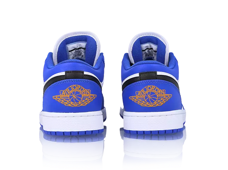 Air Jordan 1 Low Hyper Royal Sinaasappelschil 553558-401