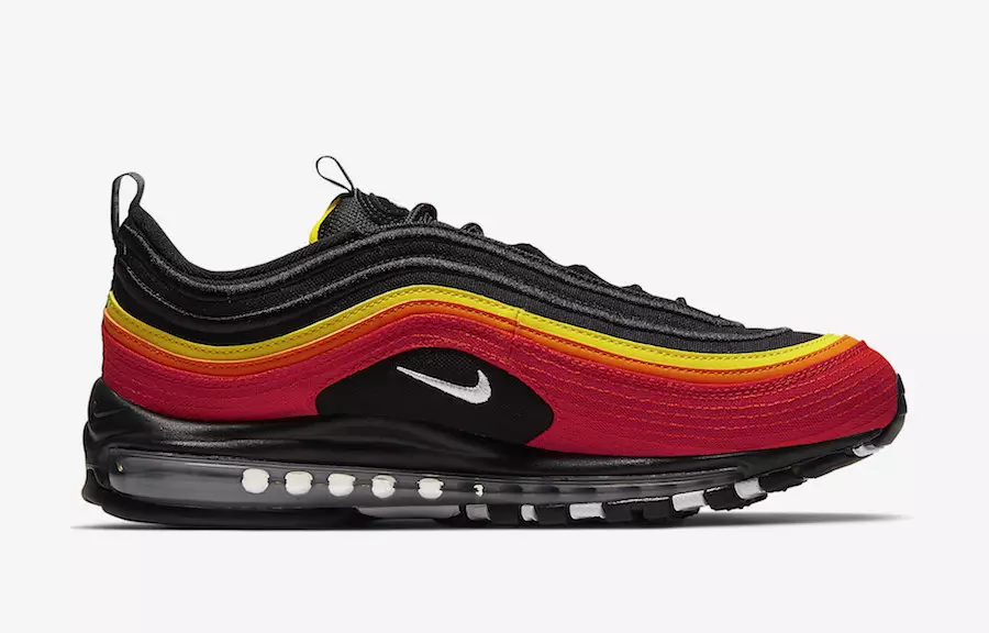 Nike Air Max 97 בייסבול שחור אדום צהוב CT4525-001 תאריך יציאה