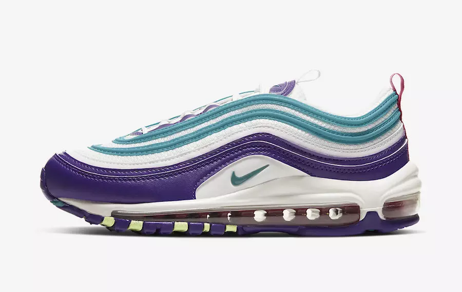 Nike Air Max 97 Grape White Blight Blue Purple Volt CI7388-101 תאריך שחרור