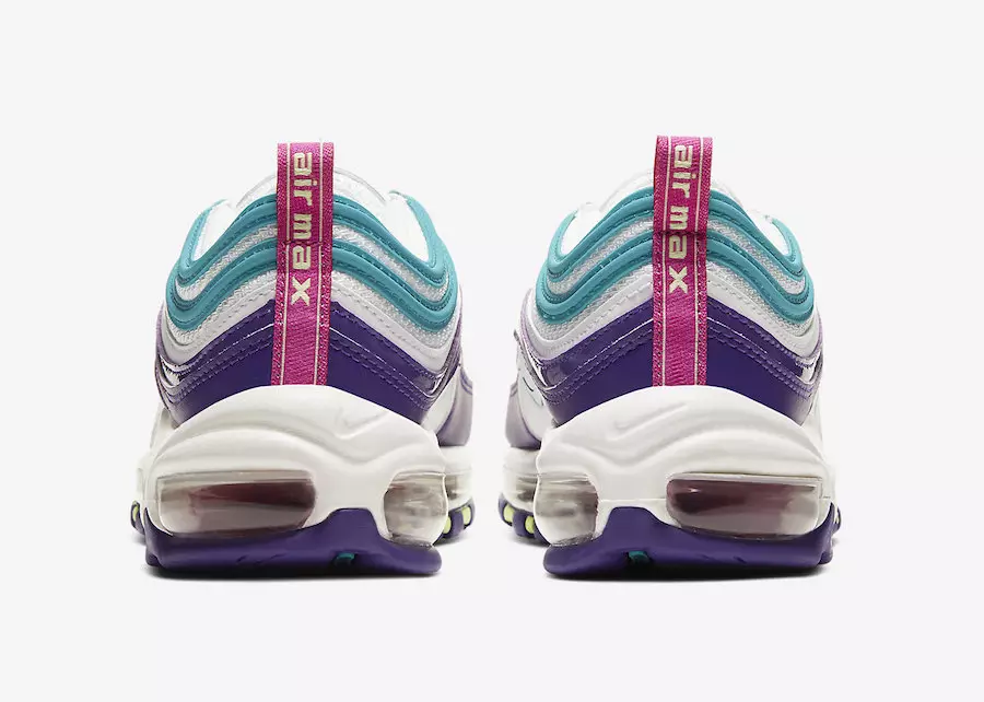 Nike Air Max 97 Grape White Blight Blue Purple Volt CI7388-101 გამოშვების თარიღი