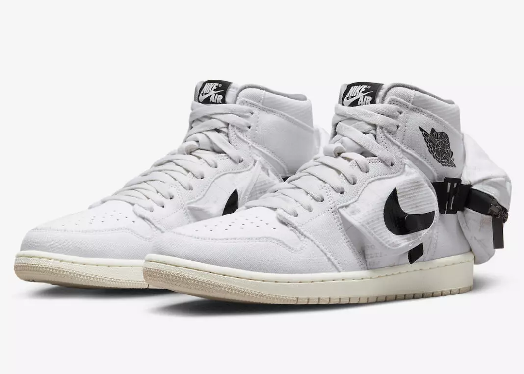 Air Jordan 1 Stash White Black DO8727-100 Išleidimo data