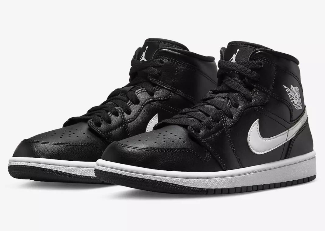 Air Jordan 1 Mid Black White DV0991-001 Tarikh Tayangan