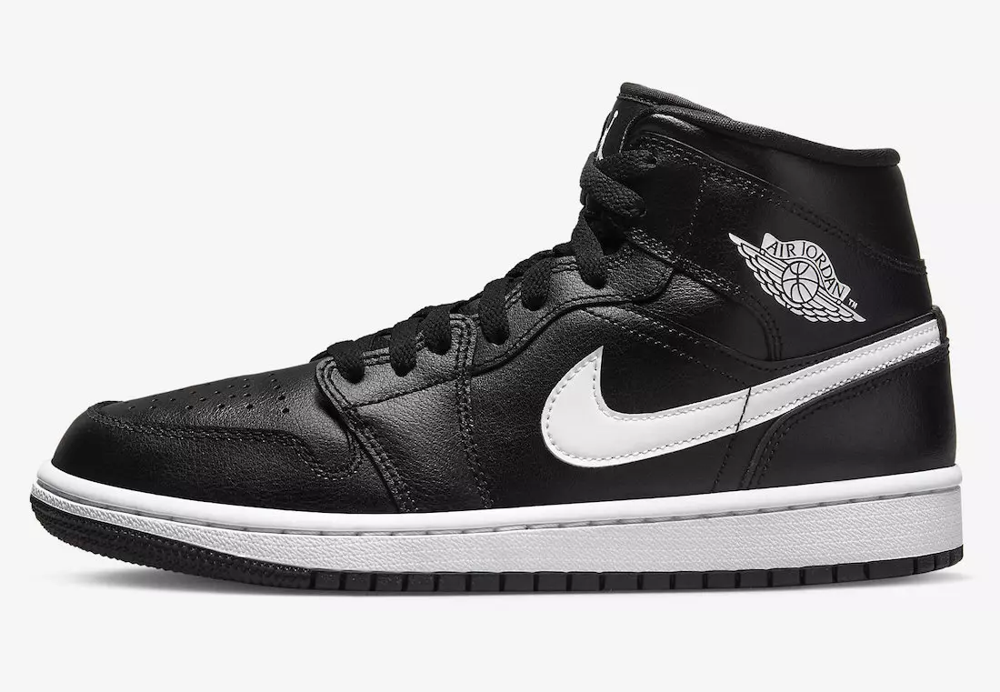 Air Jordan 1 Mid Black White DV0991-001 Izlaišanas datums