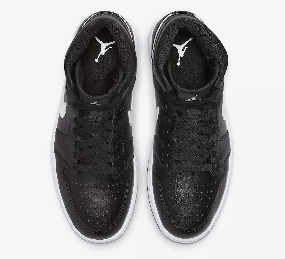 Air Jordan 1 Mid Black White DV0991-001 תאריך יציאה