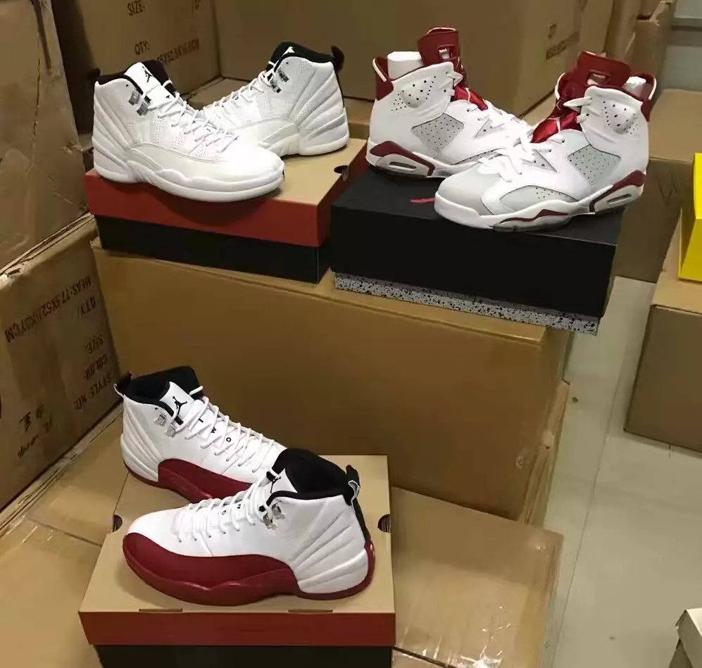 Air Jordan Retro Lineup Cherry Rising Sun Alternativ