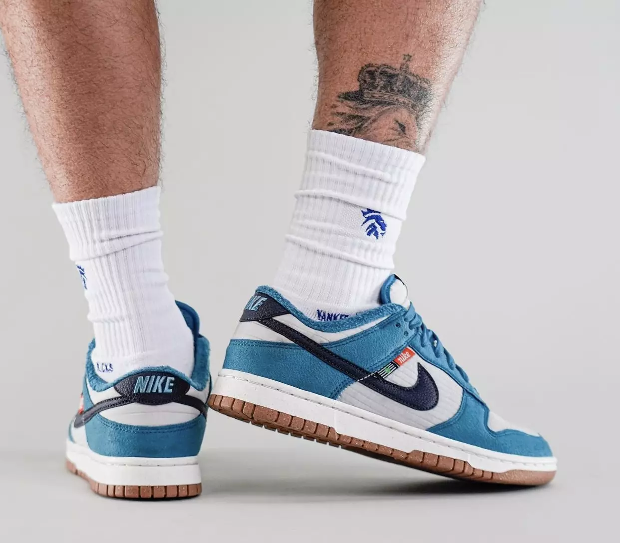 Nike Dunk Low Toasty Rift Blue DD3358-400 Udgivelsesdato på fødderne