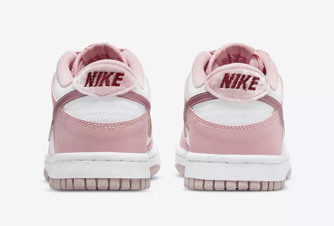 Дата выпуску Nike Dunk Low GS Pink Velvet DO6485-600