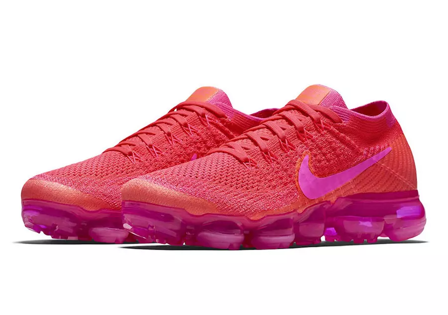 Nike Air VaporMax Release vo farbách Bright Crimson a Hot Pink