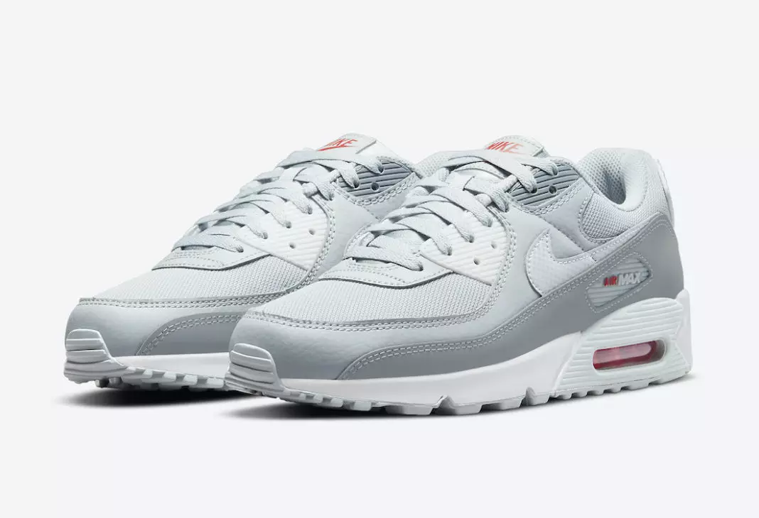 Nike Air Max 90 Boz Qırmızı DM9102-001 Buraxılış Tarixi