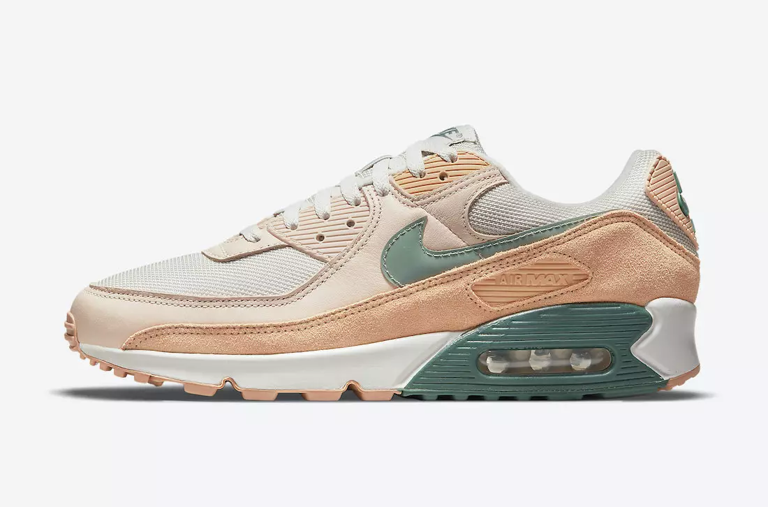 Nike Air Max 90 PRM Light Bone הולנדי שימר ירוק DM2829-002 תאריך שחרור