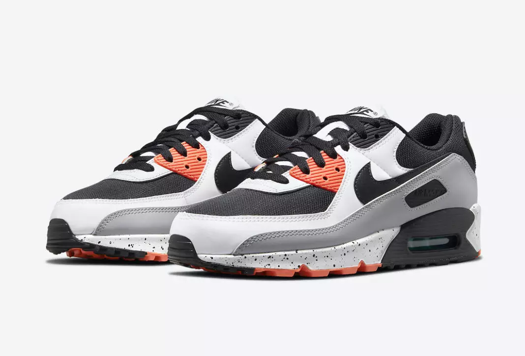 Nike Air Max 90 White Torf Orange Aquamarine DC9845-100 Útgáfudagur