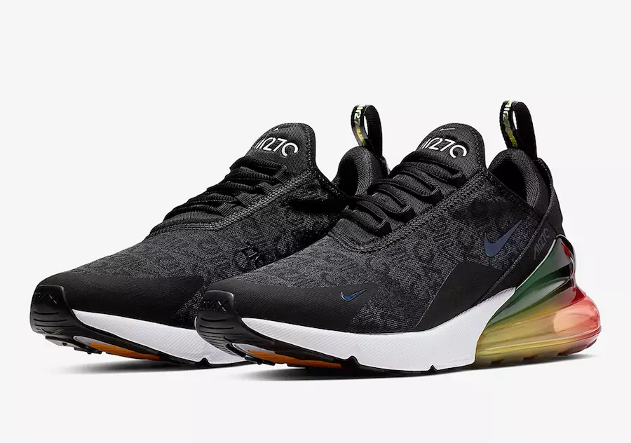 Nike Air Max 270 Black Multi-Color AQ9164-003 Udgivelsesdato