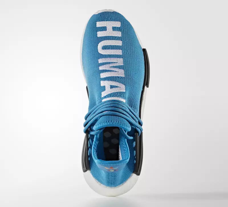 Pharrell Williams x adidas HU NMD လူသားဖြစ်ခြင်း Shale အပြာ