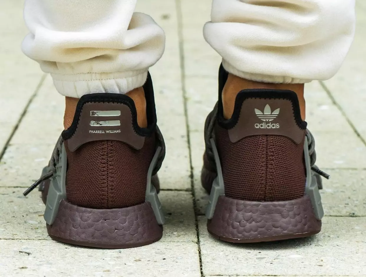 Pharrell adidas NMD Hu Chocolate GY0090 – Erscheinungsdatum On-Feet