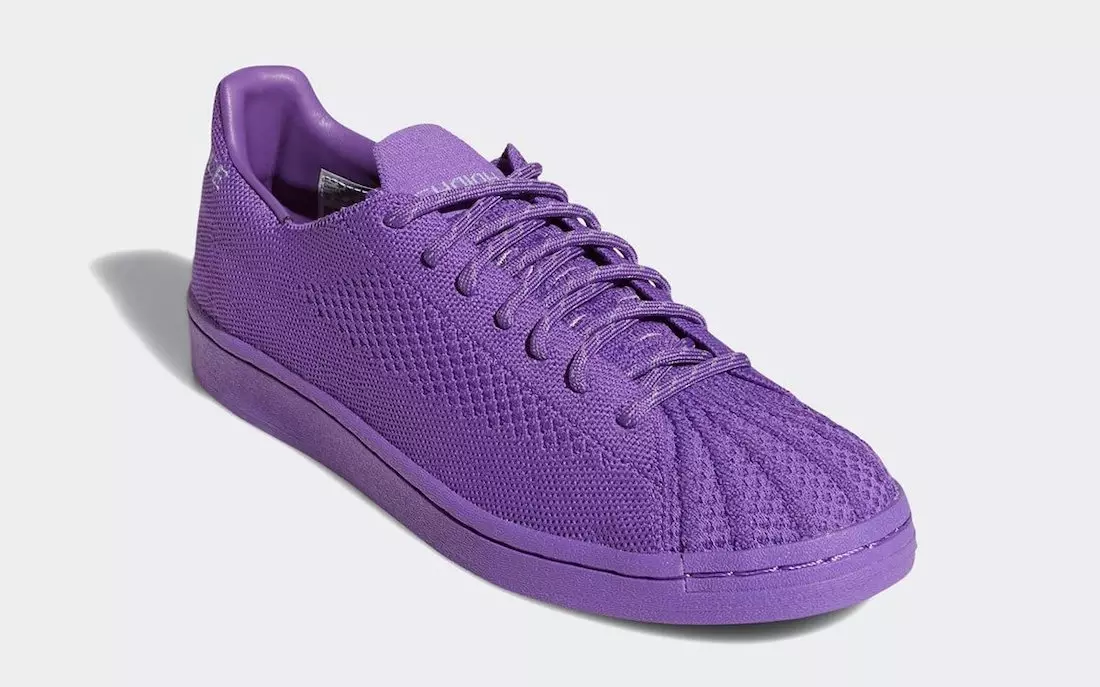 Pharrell adidas Superstar Primeknit Human Race Purple S42929 გამოშვების თარიღი