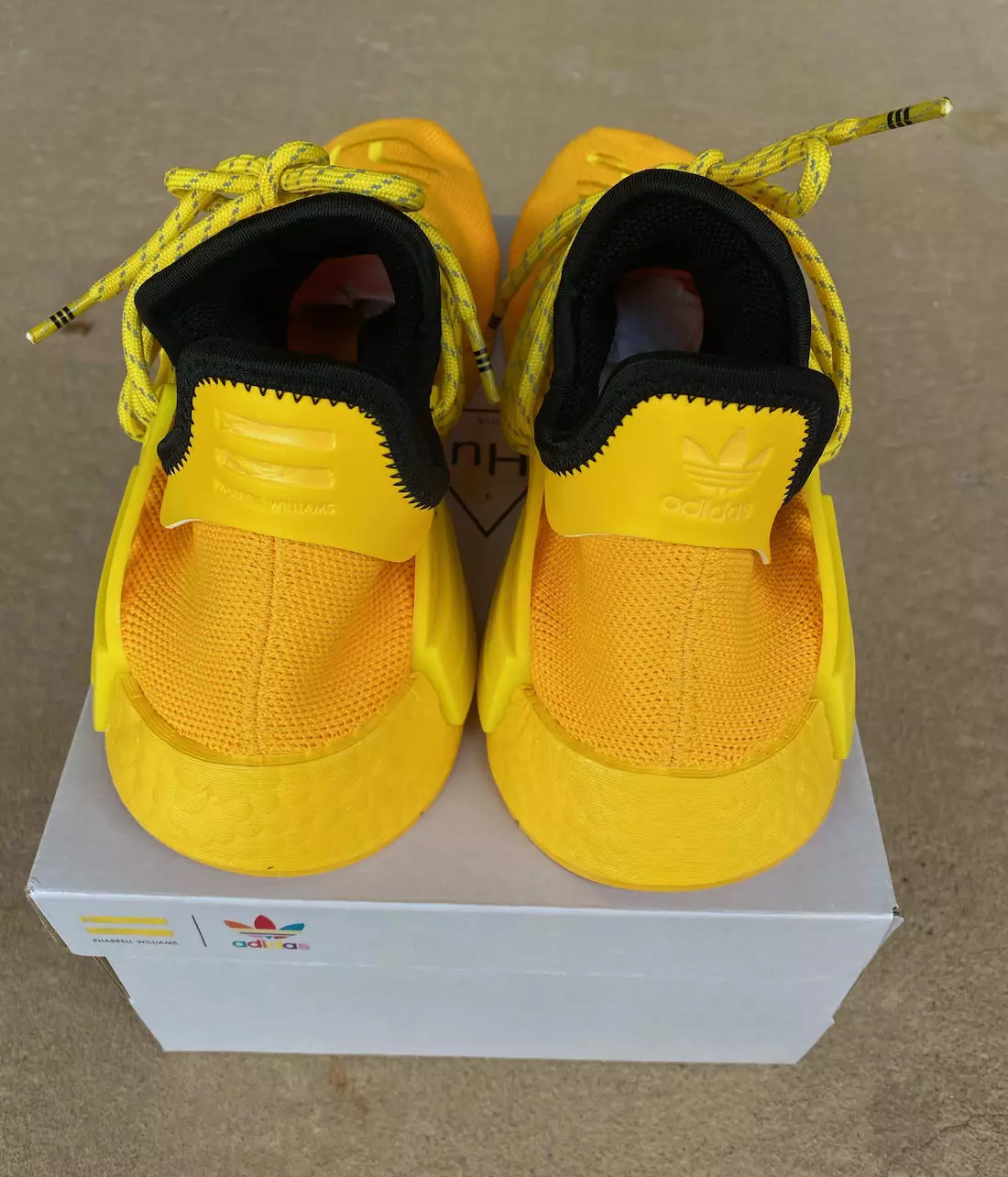 Pharrell adidas NMD Hu Yellow GY0091 Išleidimo data Kainos
