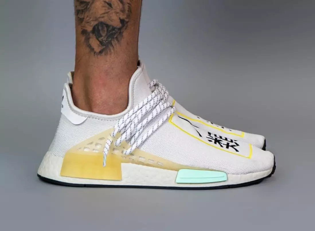 Pharrell adidas NMD Hu Asia Pacific Дата на издаване на крака