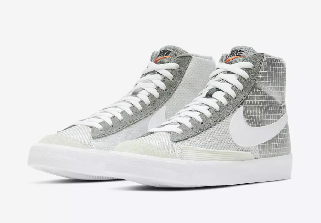 Nike Blazer Mid 77 Patch Smoke Grey White Particle Gray DD1162-001 Шығарылған күні