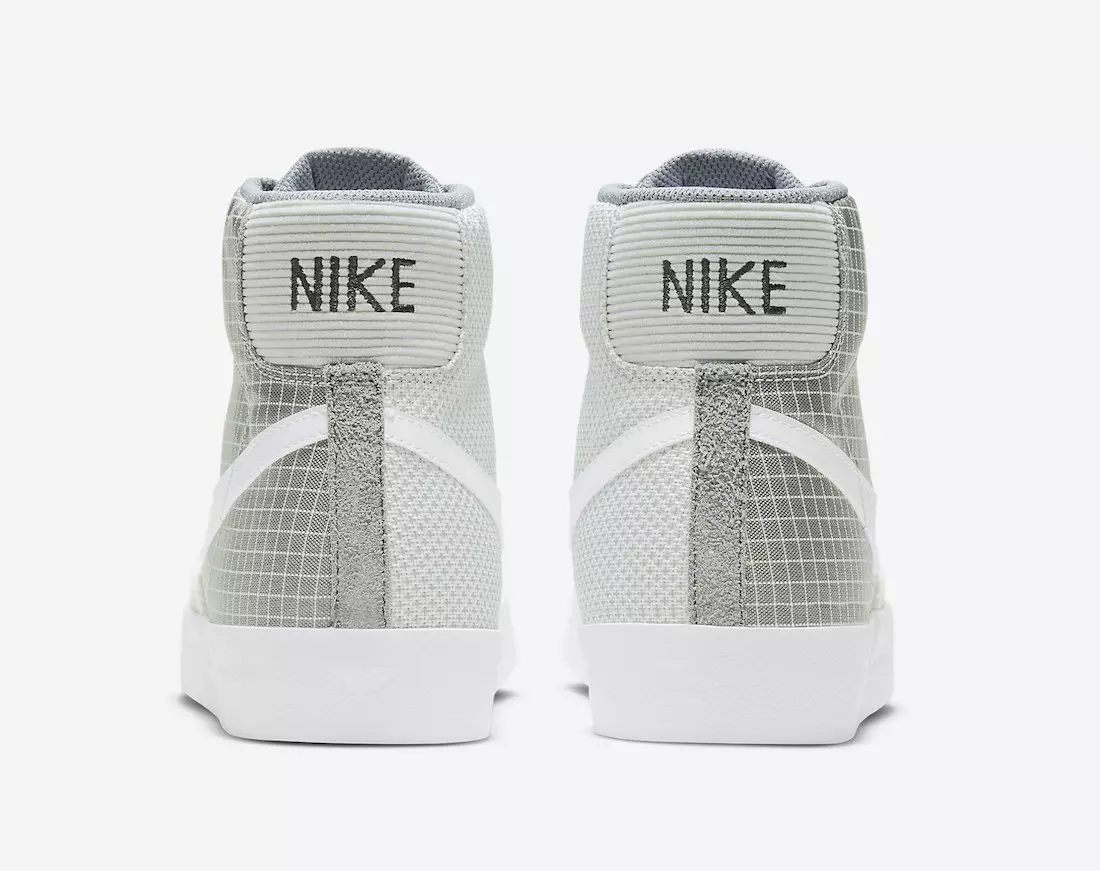 Nike Blazer Mid 77 Patch Smoke Grey White Particle Grey DD1162-001 Թողարկման ամսաթիվ