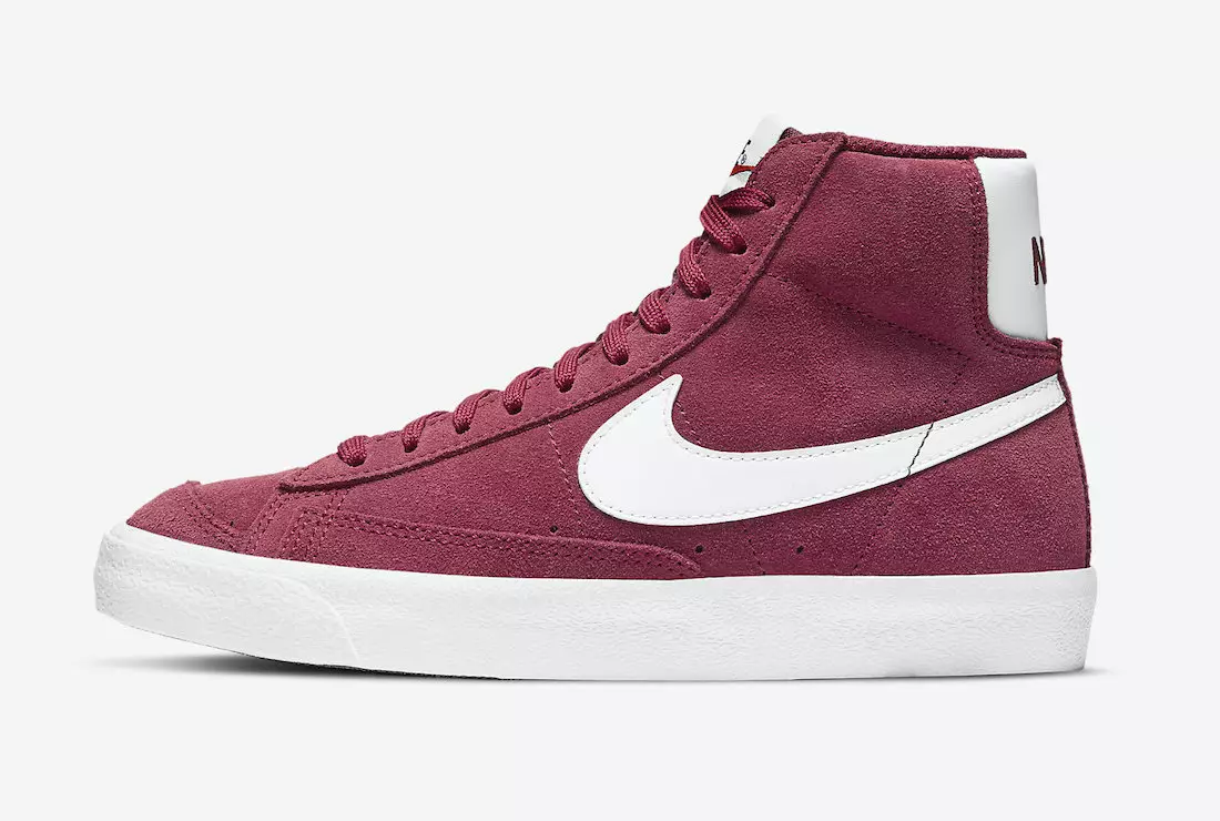 Nike Blazer Mid Magenta Camurça DC8248-600 Data de lançamento