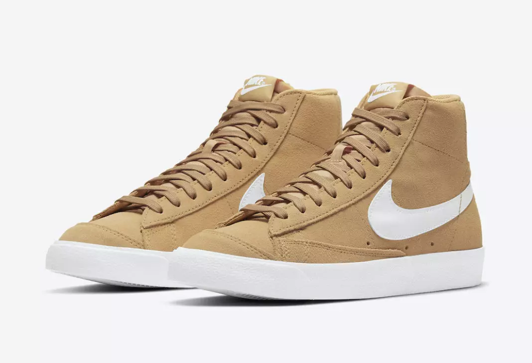 Nike Blazer Mid Wheat Suede DB5461-701 تاريخ الإصدار