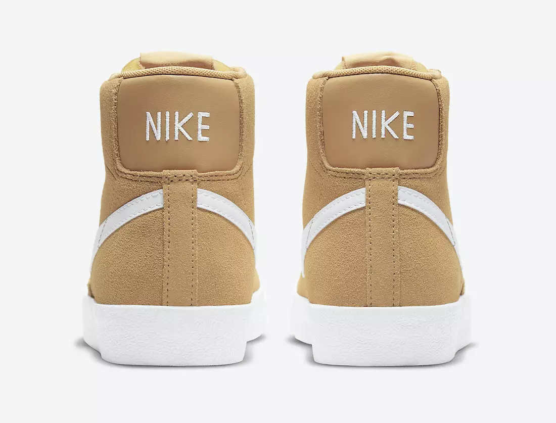 Nike Blazer Mid Wheat Suede DB5461-701 تاريخ الإصدار