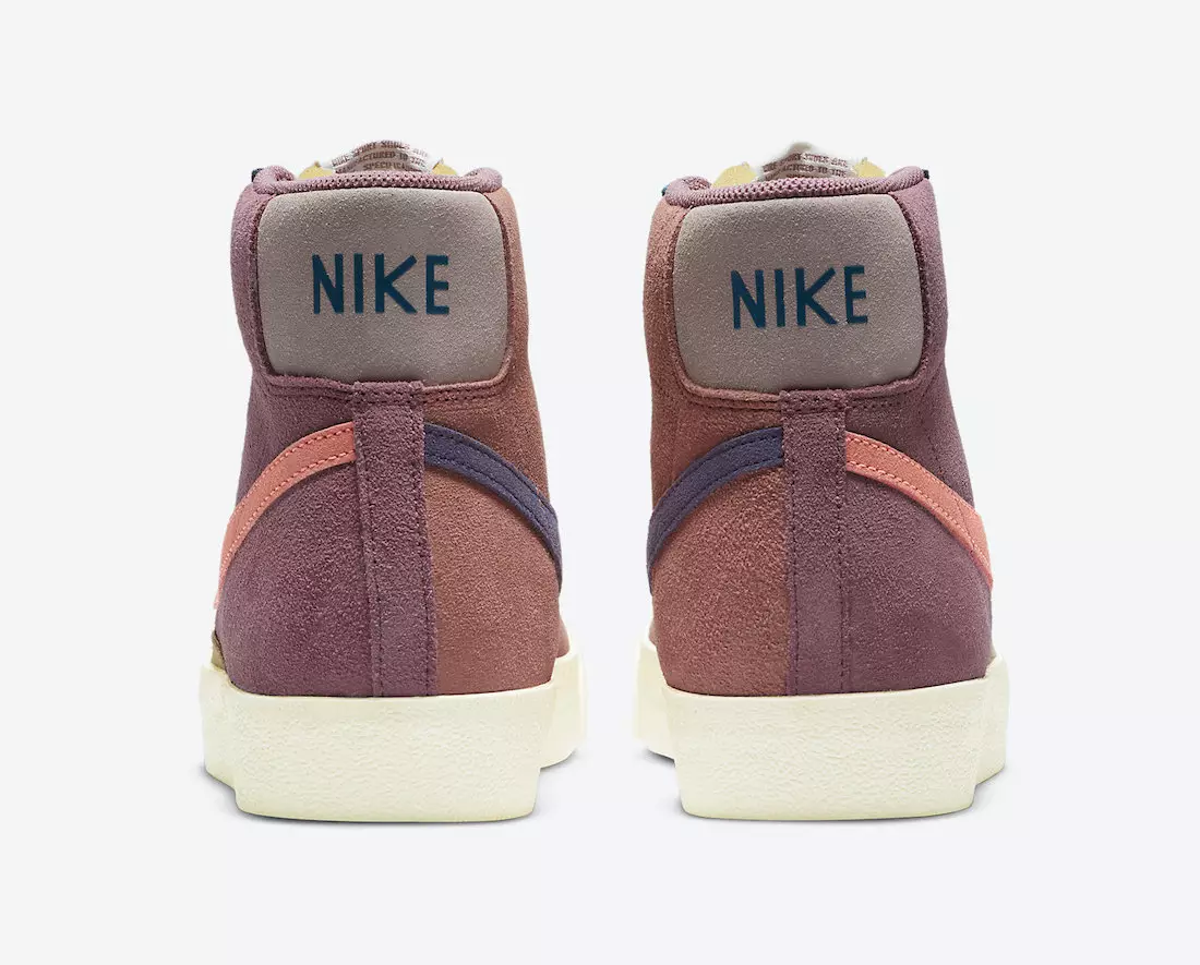 Nike Blazer Mid 77 ခေတ်ဟောင်း Suede Desert Berry DC9179-664 ထုတ်ဝေသည့်ရက်စွဲ