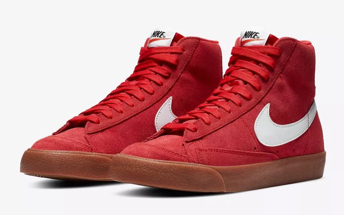 Nike Blazer Mid Suede Red Gum CI1172-600 Tarehe ya Kutolewa