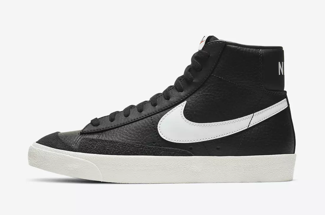 تاریخ انتشار Nike Blazer Mid 77 Vintage Black Sail BQ6806-002