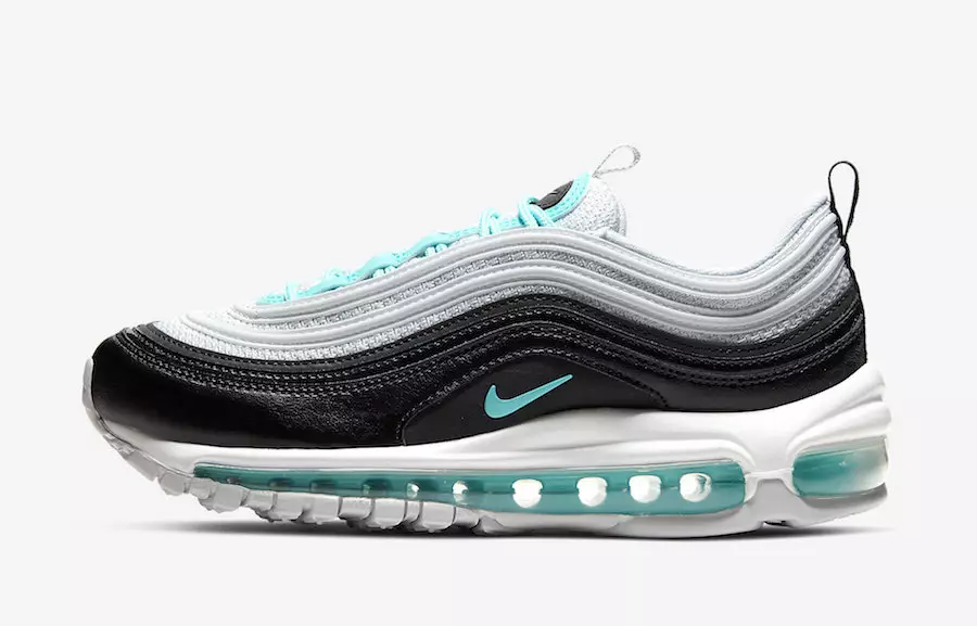 Nike Air Max 97 Pure Platinum Aurora Green Black 921733-065 تاريخ الإصدار