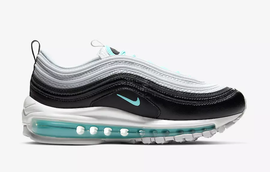 Nike Air Max 97 Pure Platinum Aurora Green Black 921733-065 Թողարկման ամսաթիվ