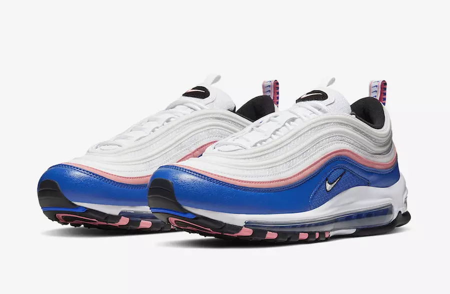 Микс от синьо и розово земи на този Nike Air Max 97