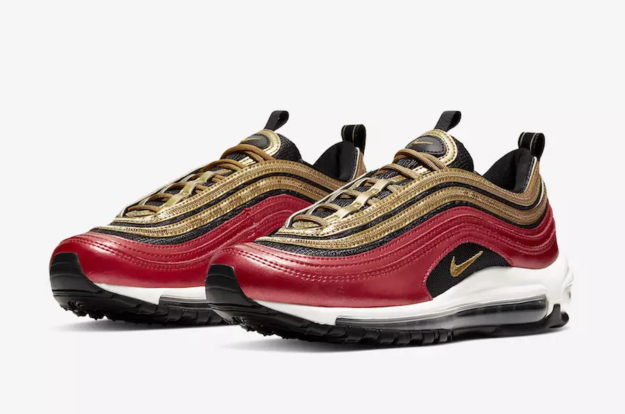 Nike Air Max 97 Gold Red CT1148-600 Data de llançament