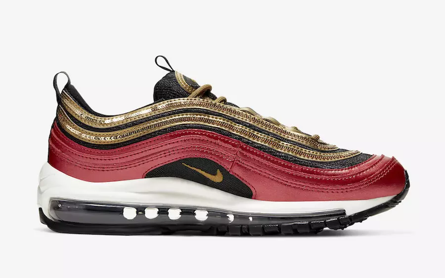 Nike Air Max 97 Gold Red CT1148-600 väljalaskekuupäev